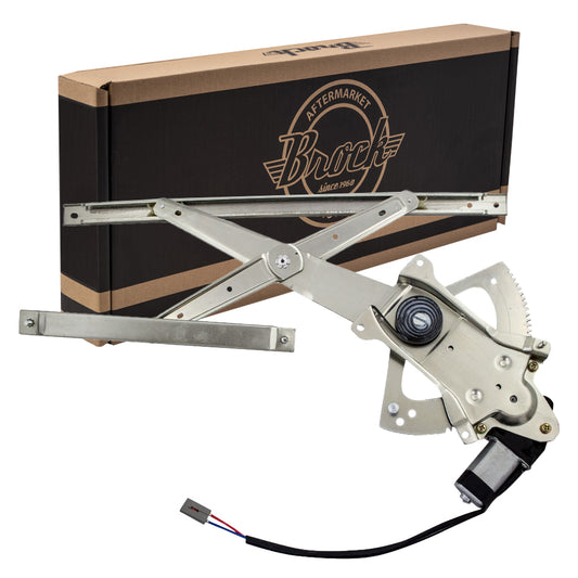 Brock Replacement Drivers Front Power Window Regulator with Motor Assembly Compatible with 1991-2001 Explorer