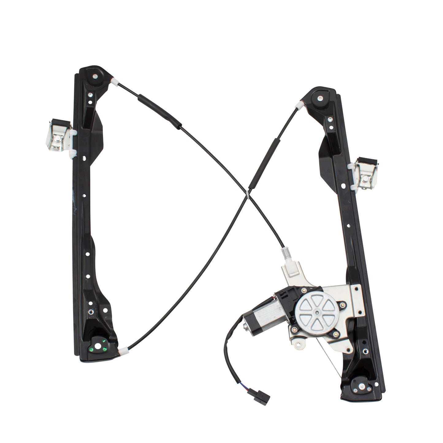 Brock Replacement Pair Set Front Power Window Lift Regulators & Motor Assemblies Compatible with 00-07 Focus 4-Door Sedan Wagon Hatchback 6S4Z5423201BB 6S4Z5423200BB