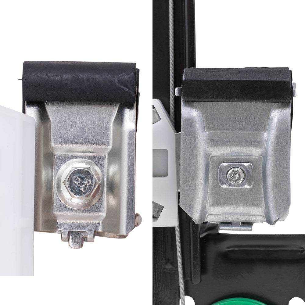 Brock Aftermarket Replacement Front and Rear Power Window Regulators with Motor 4 Piece Set Compatible with 2004-2008 Ford F-150