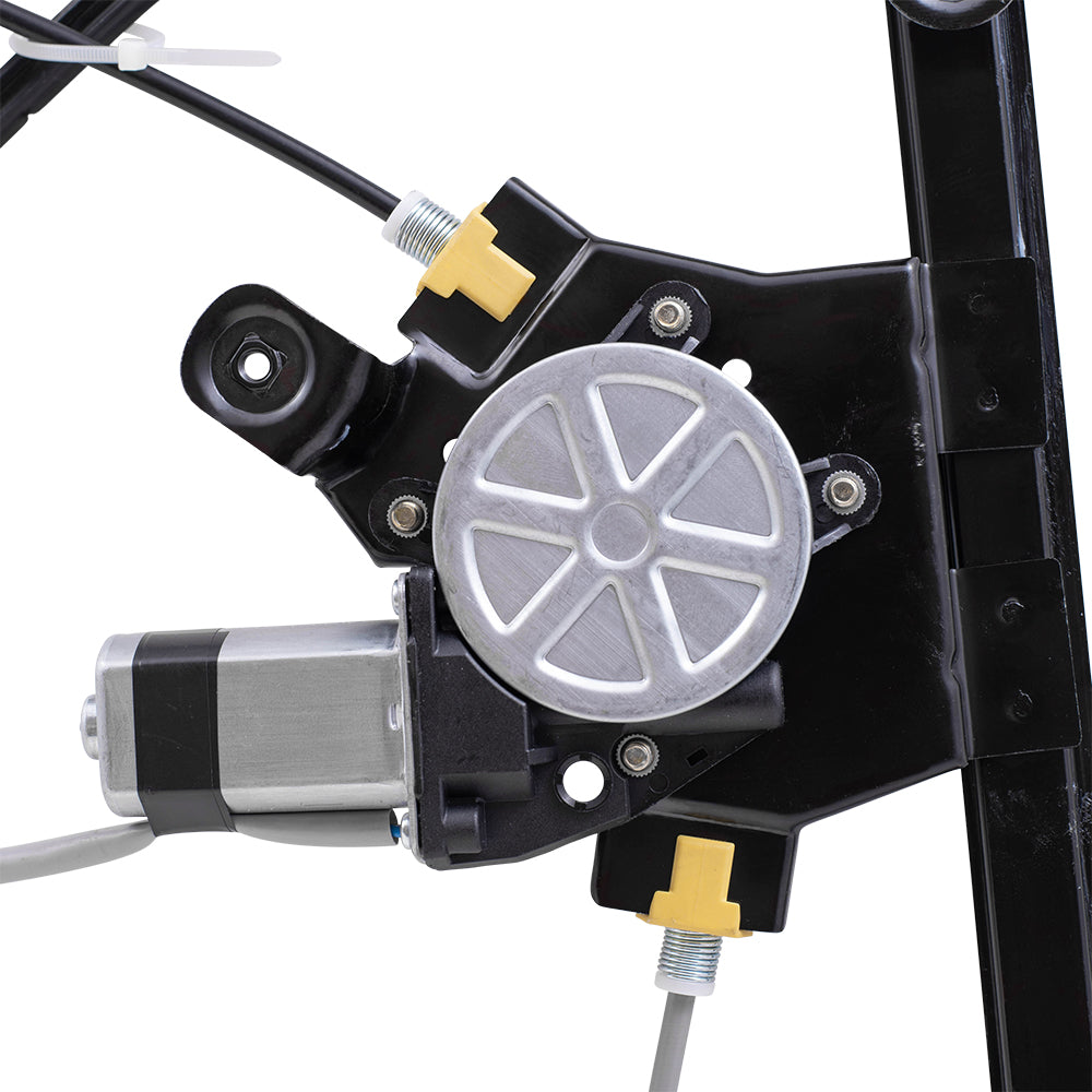 Brock Replacement Driver and Passenger Front Power Window Lift Regulators & Motor Assemblies Compatible with 04-08 F150 SuperCab Pickup