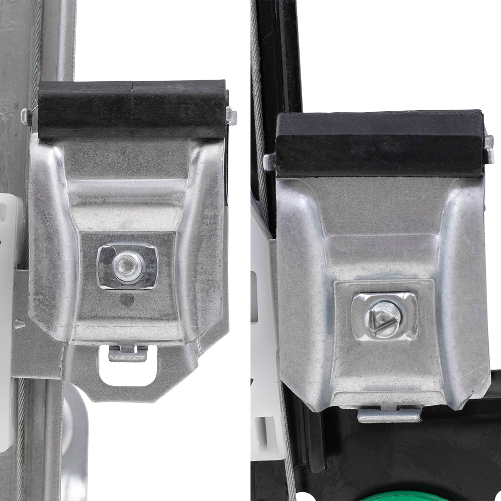 Brock Aftermarket Replacement Front and Rear Driver Left Power Window Regulators with Motor Compatible with 2004-2008 Ford F-150