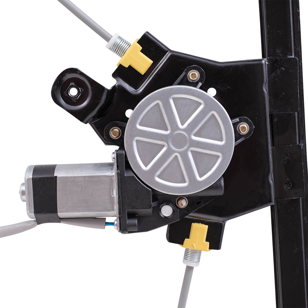 Brock Replacement Driver and Passenger Front Power Window Regulators & Motor Assemblies Compatible with 04-08 F150 Regular/Crew Cab Pickup Truck