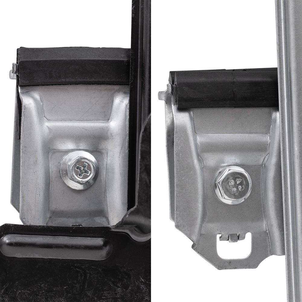 Brock Aftermarket Replacement Front and Rear Passenger Right Power Window Regulators with Motor Compatible with 2004-2008 Ford F-150