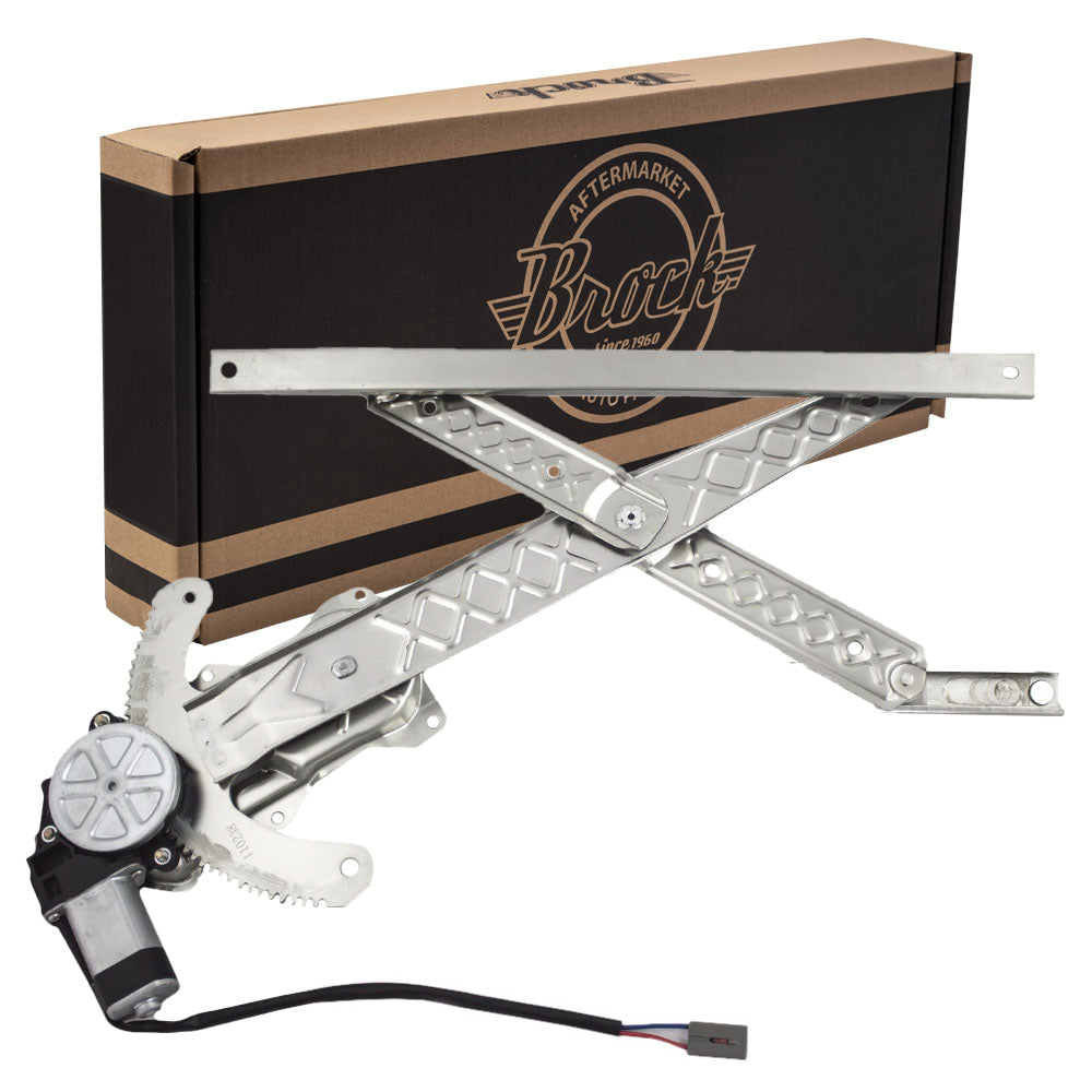 Brock Replacement Drivers Front Power Window Regulator with Motor Compatible with 1999-2003 F150 Pickup Truck XL3Z1523209AA