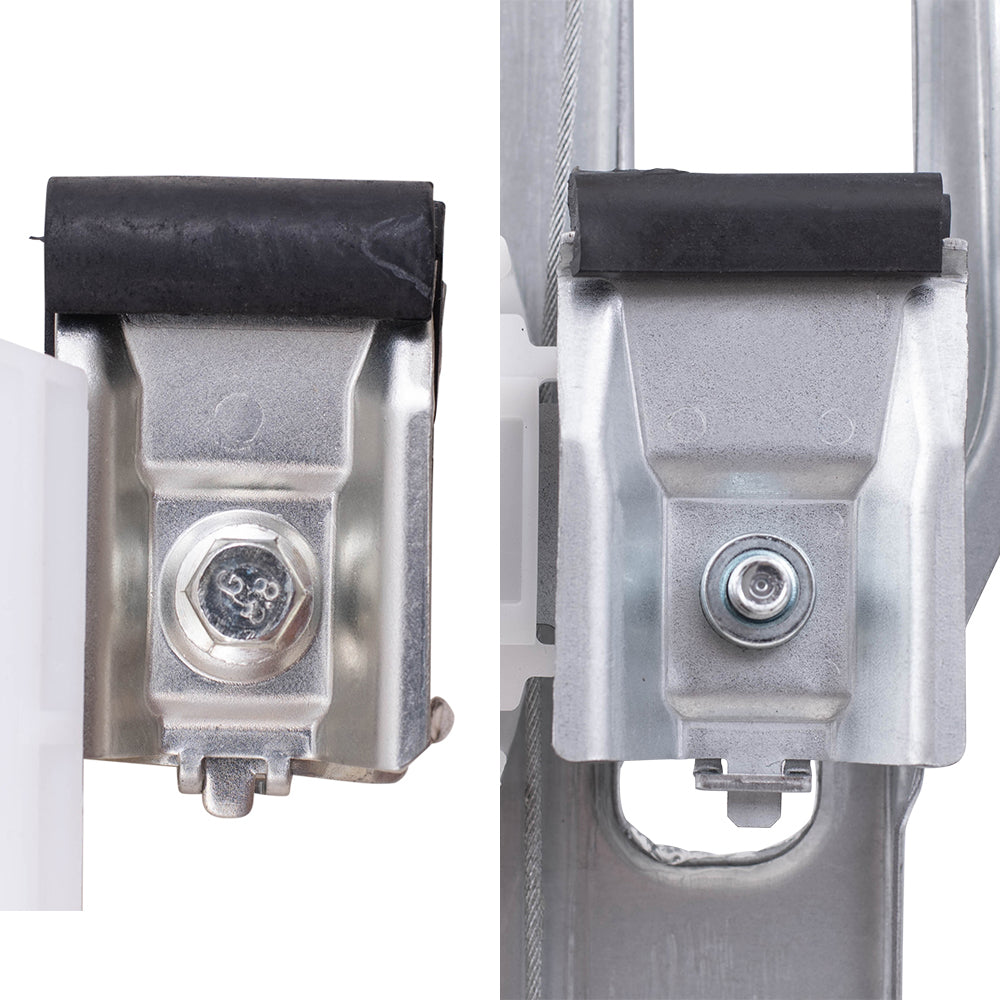 Brock Replacement Front and Rear Power Window Regulators with Motor 4 Piece Set Compatible with 2009-2010 F-150 & 2009-2010 Lobo