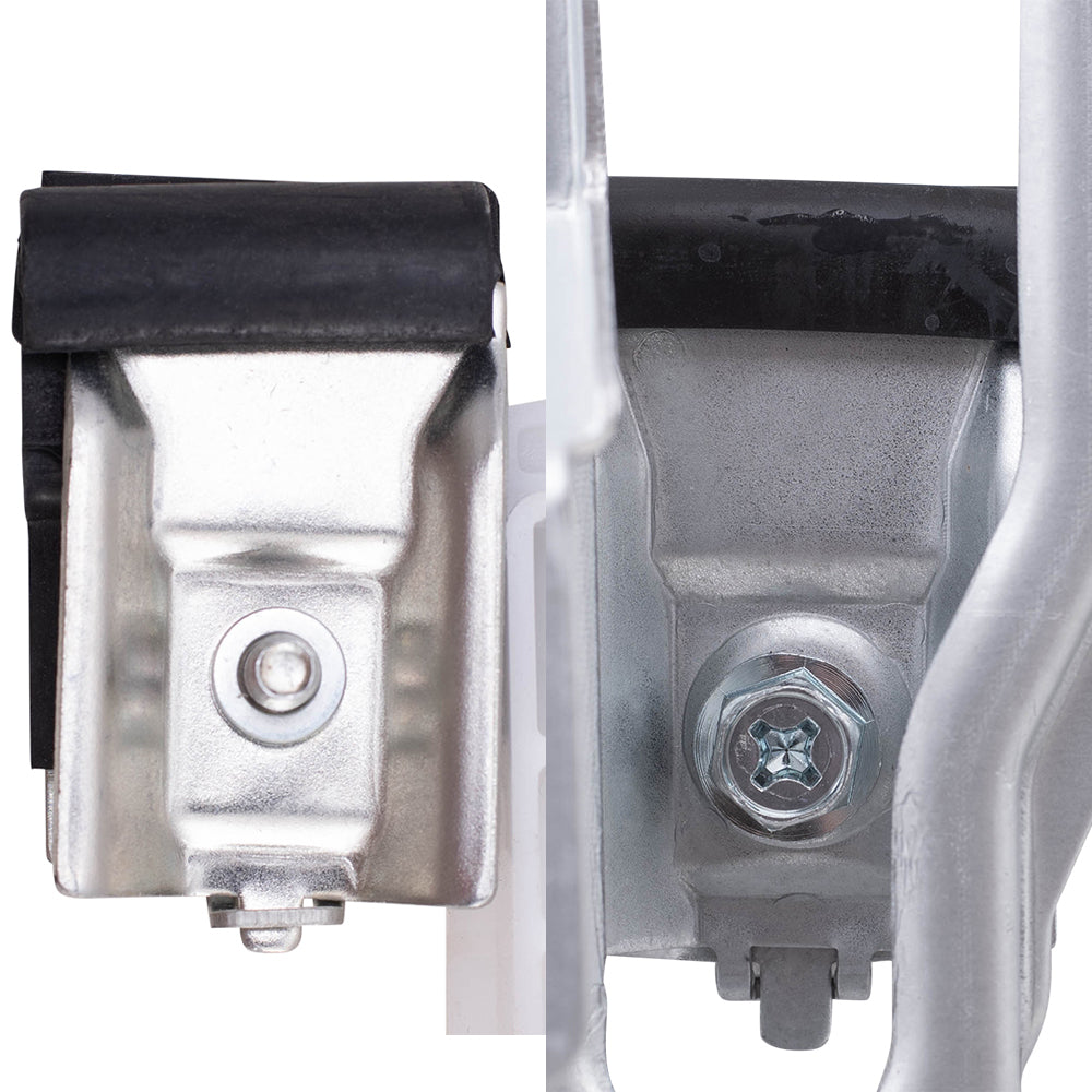 Brock Replacement Front and Rear Passenger Side Power Window Regulators with Motor Compatible with 2009-2010 F-150/Lobo