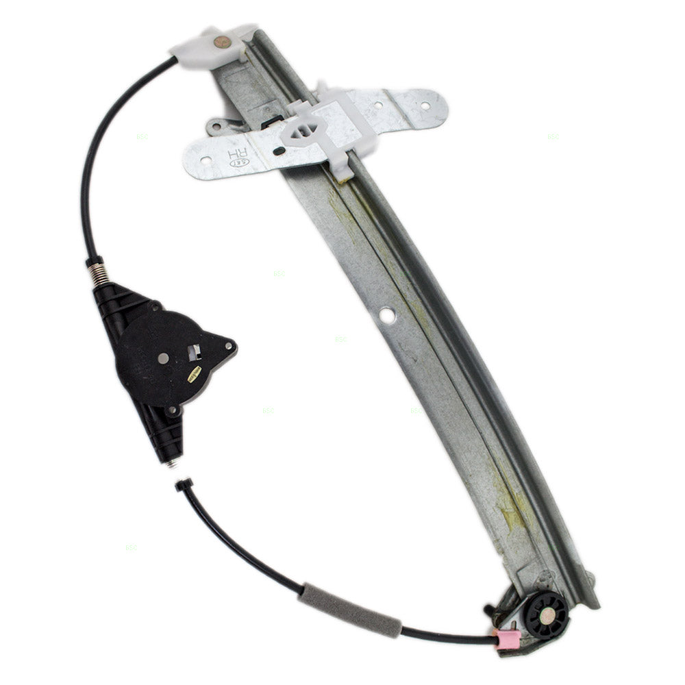 Brock Replacement Passengers Front Power Window Lift Regulator Compatible with 1998-2011 Town Car 4W1Z5423208AA