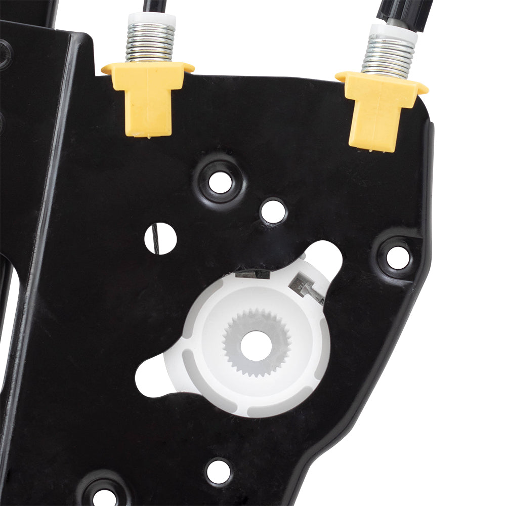 Brock Replacement Driver and Passenger Front Power Window Regulators Upgrade Style Compatible with 2003-2006 LS 6W4Z5423201AA 6W4Z5423200AA