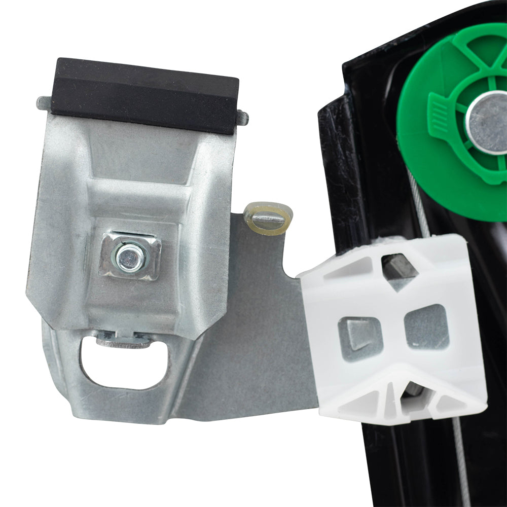 Brock Replacement Driver and Passenger Front Power Window Regulators Upgrade Style Compatible with 2003-2006 LS 6W4Z5423201AA 6W4Z5423200AA