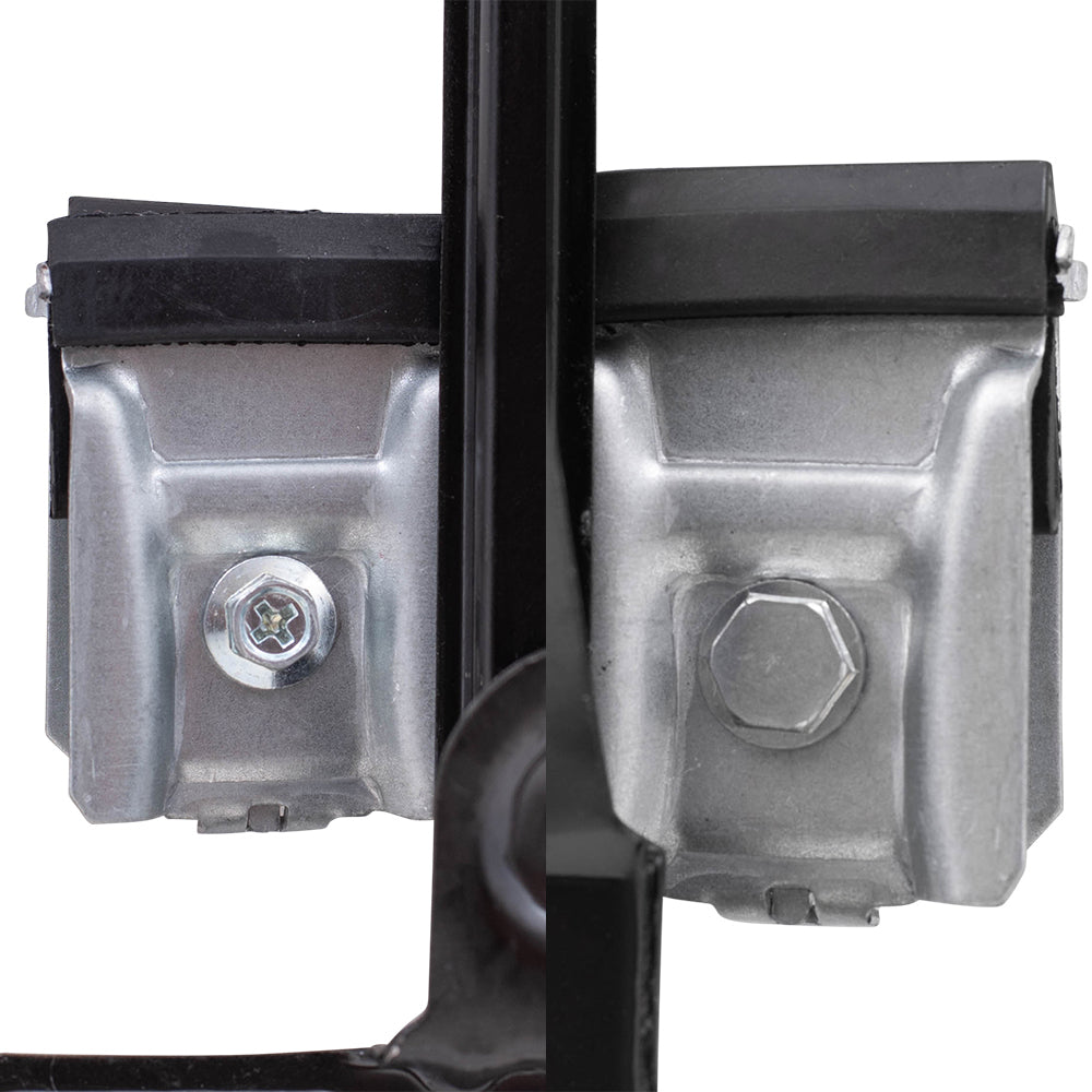Brock Replacement Front and Rear Driver Side Power Window Regulators Without Motor Compatible with 2004-2008 F-150/Lobo & 2006-2008 Mark LT