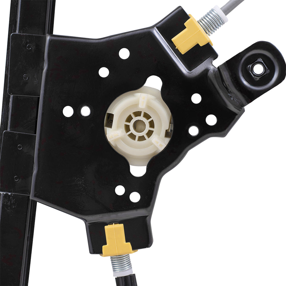 Brock Replacement Driver and Passenger Front Power Window Lift Regulators Compatible with 2004-2008 F150 Regular/Crew Cab Pickup Truck 4L3Z1523201CA 4L3Z1523200CA