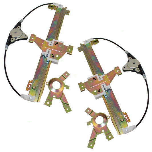 Pair Power Window Regulators fits 1991-1994 Ford Explorer 4 Door Rear Set