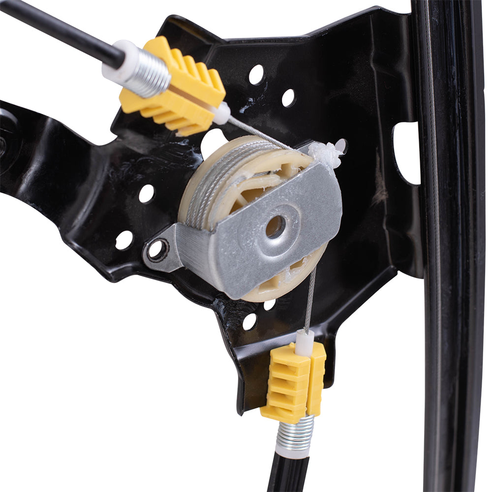 Brock Replacement Driver and Passenger Rear Power Window Regulators Compatible with 2004-2008 F150 Crew Cab Pickup Truck FO1550129 FO1551129