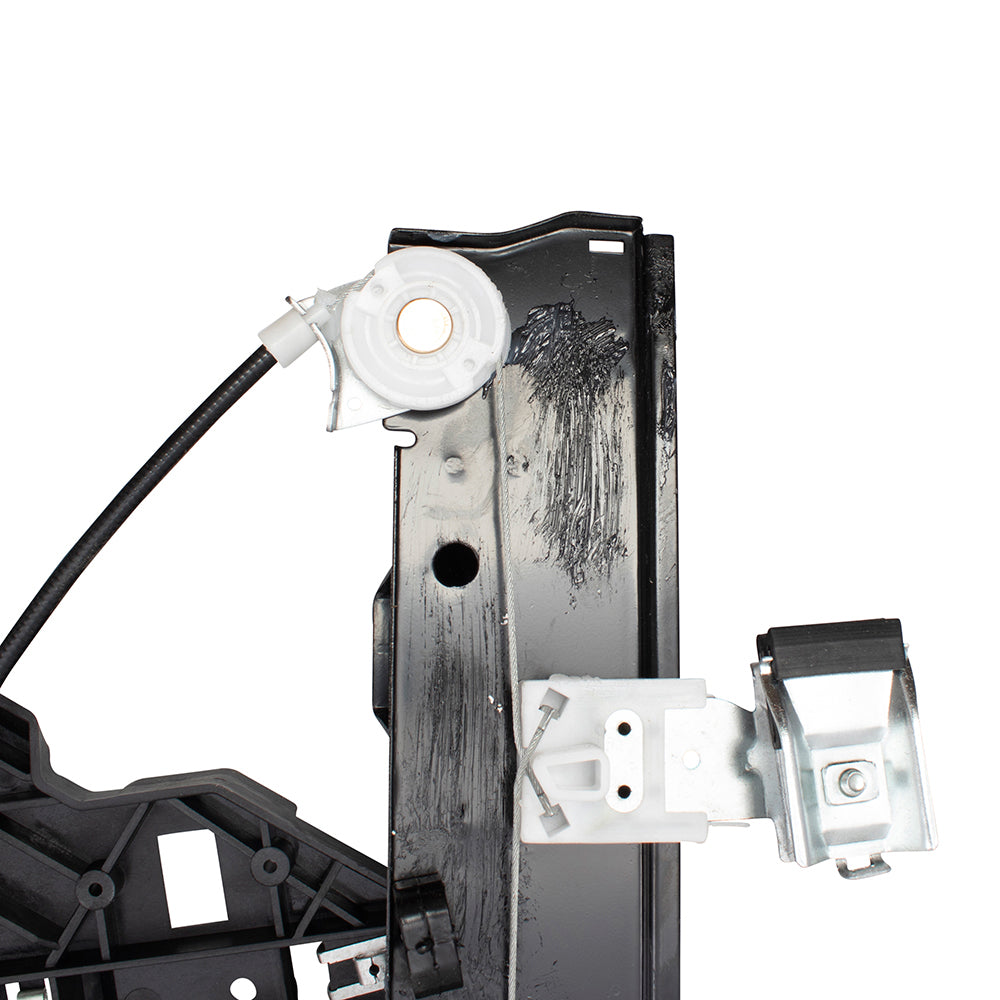 Brock Aftermarket Replacement Front Driver Left Power Window Regulator Without Motor Compatible with 2007-2017 Ford Expedition