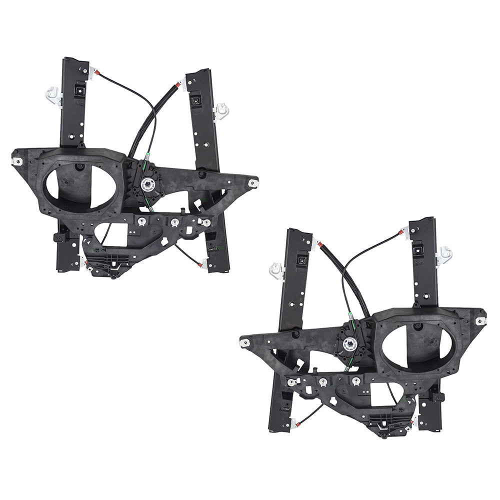 Brock Replacement Pair Set Front Power Window Lift Regulators Compatible with 2003-2006 Expedition Navigator 6L1Z 7823209 AA 6L1Z 7823208 AA