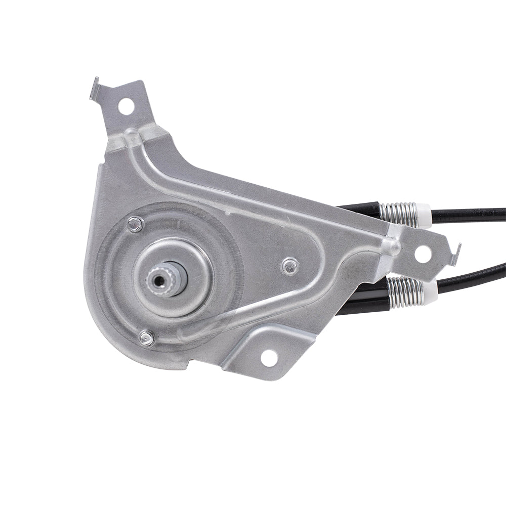 Brock Replacement Driver and Passenger Front Manual Window Lift Regulators Compatible with 1992-2014 E-Series 2015-2016 E350 Van