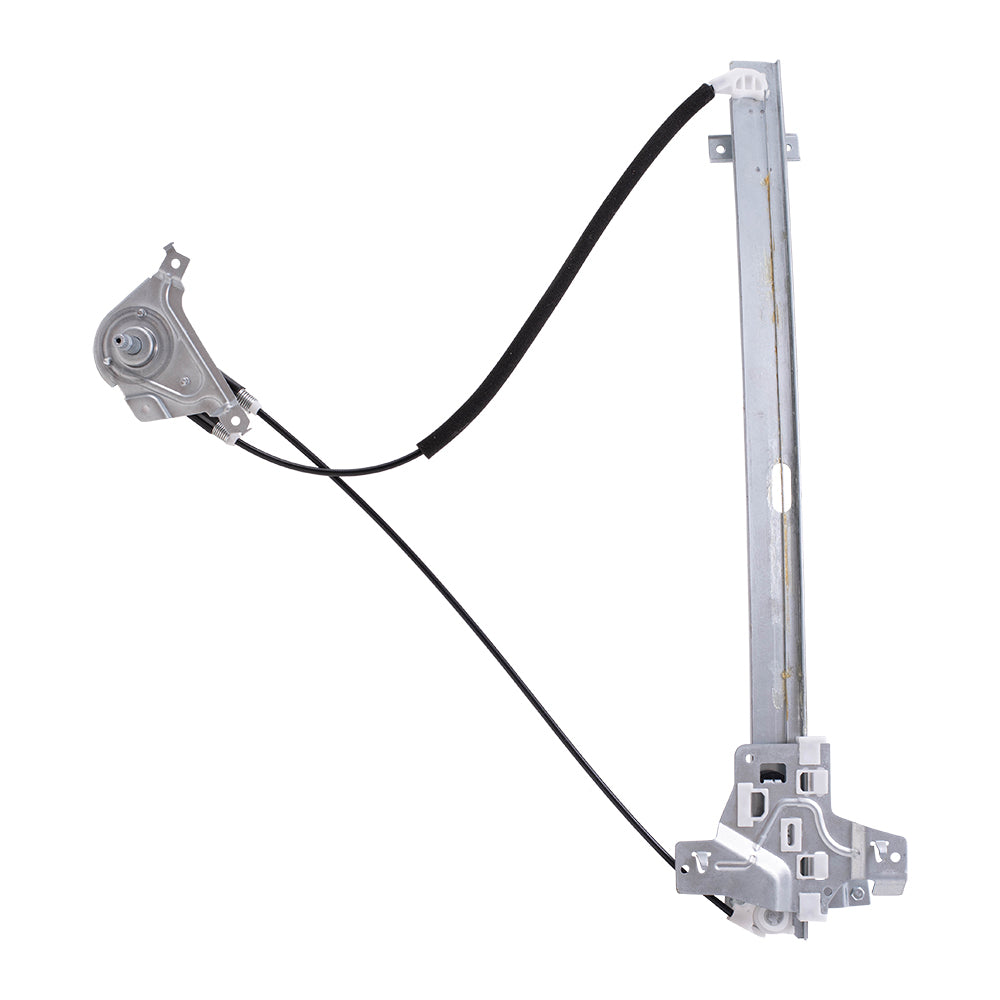 Brock Replacement Driver and Passenger Front Manual Window Lift Regulators Compatible with 1992-2014 E-Series 2015-2016 E350 Van