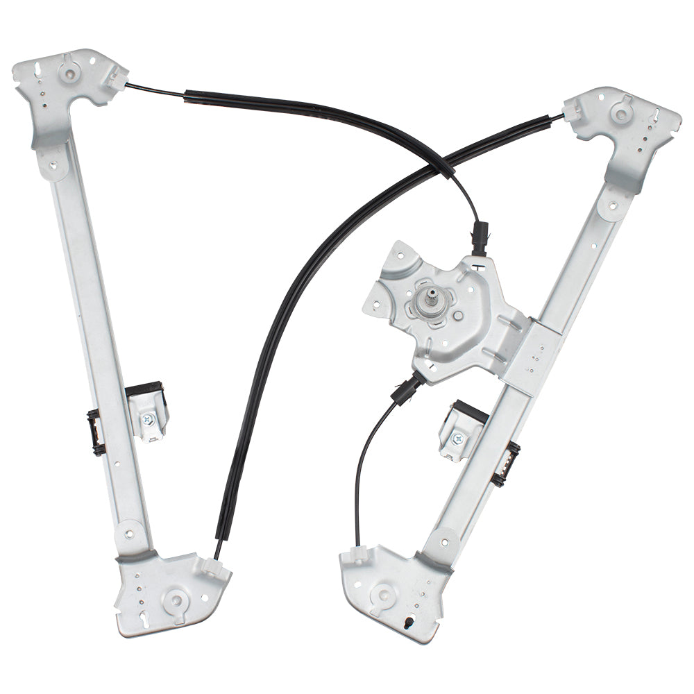 Brock Replacement Pair Set Front Manual Window Lift Regulators Compatible with 04-08 F-150 Super Cab Extended Cab Pickup Truck 6L3Z1823201AA 6L3Z1823200AA