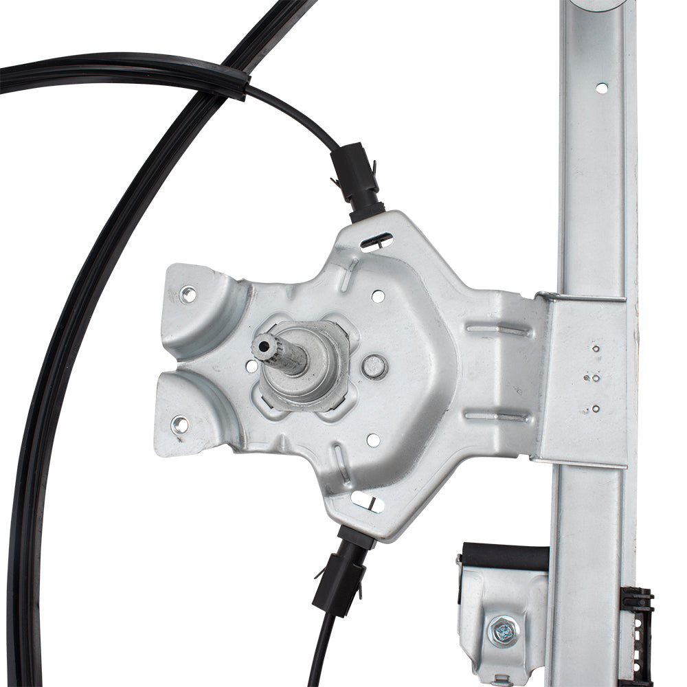 Brock Replacement Pair Set Front Manual Window Lift Regulators Compatible with 04-08 F-150 Super Cab Extended Cab Pickup Truck 6L3Z1823201AA 6L3Z1823200AA