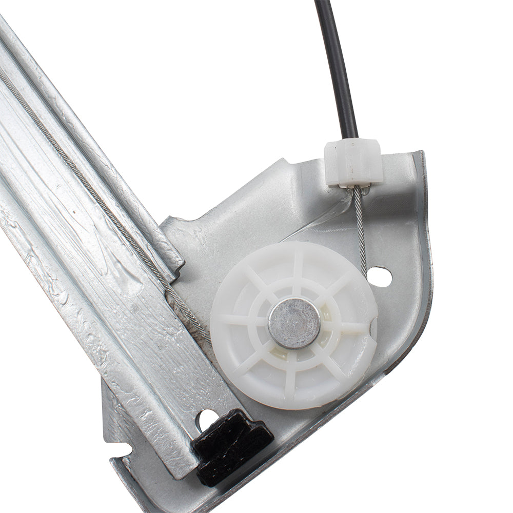 Brock Replacement Drivers Front Manual Window Lift Regulator Compatible with 04-08 F-150 Super Cab Extended Cab Pickup Truck 6L3Z1823201AA