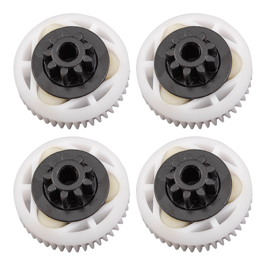Brock Replacement 4 Pc Power Window Lift Regulator Motor Gears 9 Tooth w/ Rollers Compatible with 1990-2011 Crown Victoria Country Squire Town Car Grand Marquis Colony Park