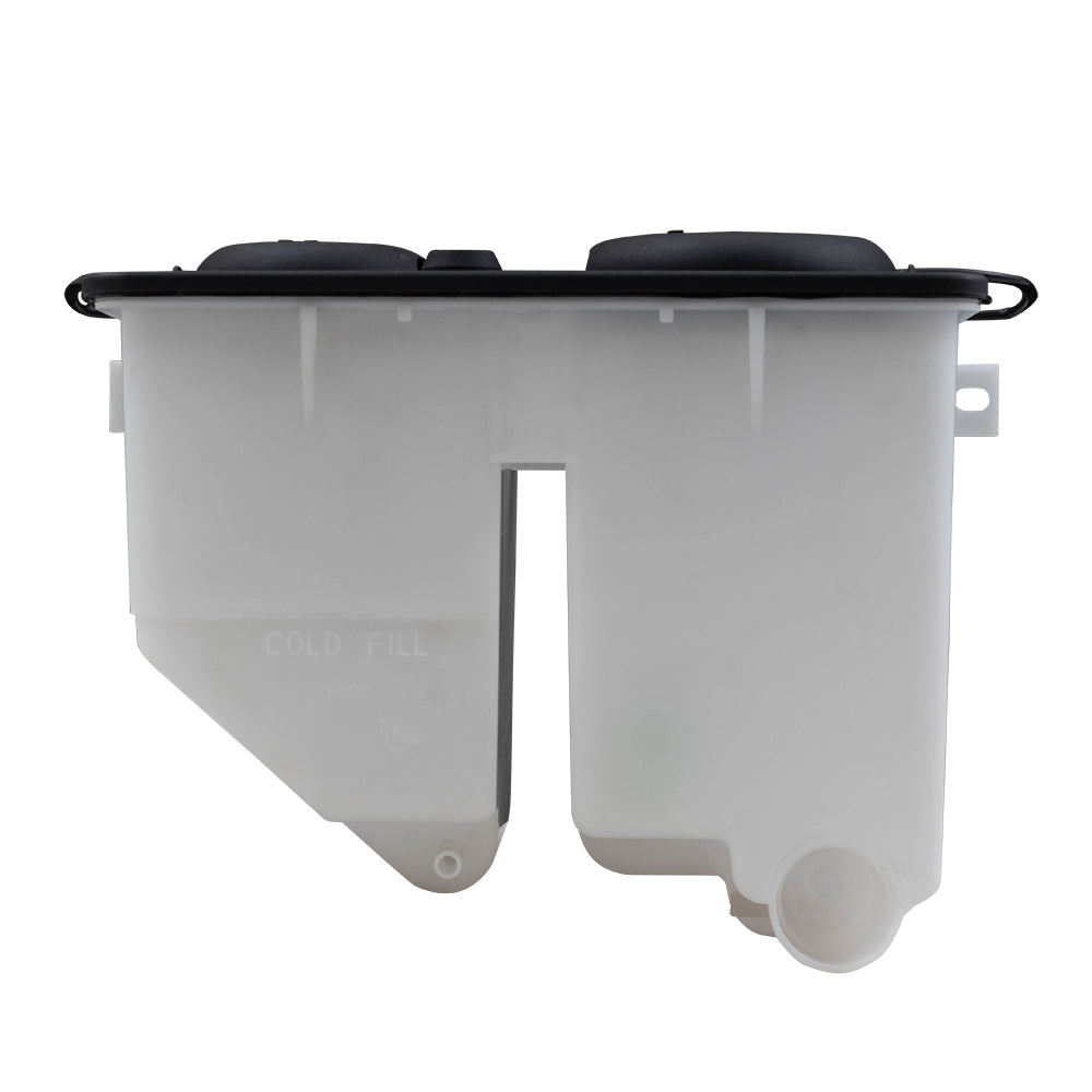 Brock Replacement Coolant Recovery Tank w/Windshield Washer Reservoir Compatible with 87-97 F-Series Pickup