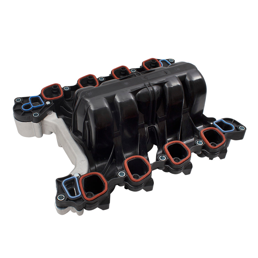 Brock Replacement Engine Intake Manifold with Thermostat Upgraded Design Compatible with 96-00 Crown Victoria Grand Marquis Town Car 4.6L F8AZ9424CA