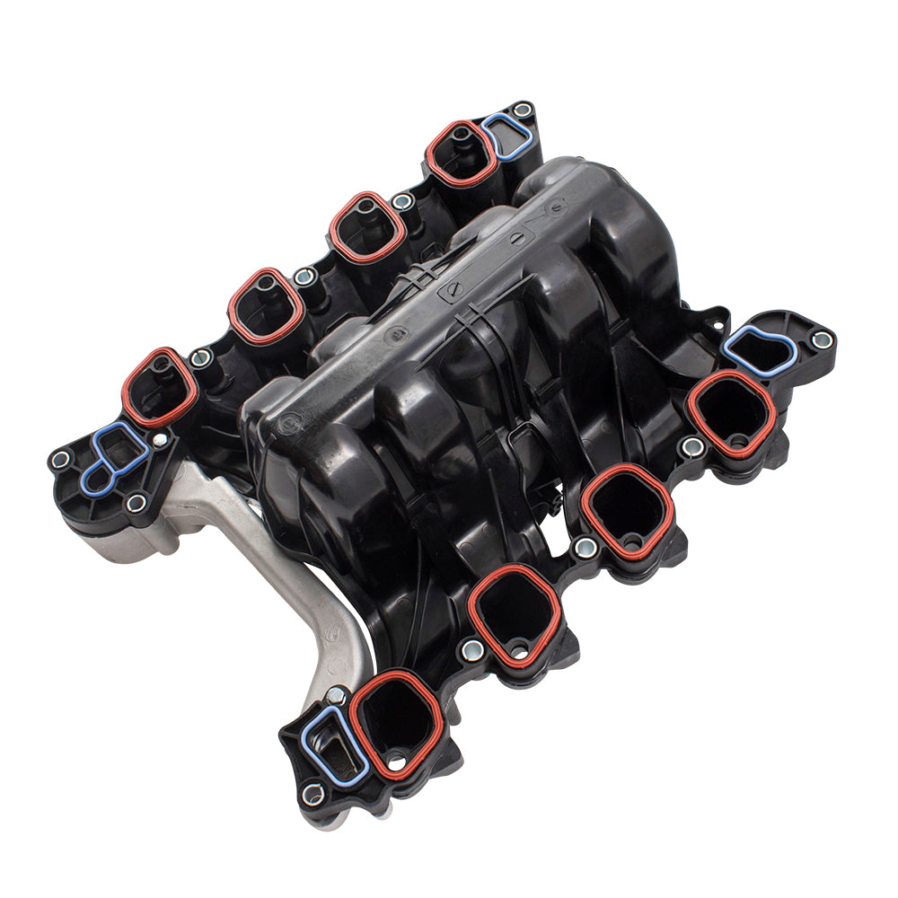 Brock Replacement Upgraded Design Upper Intake Manifold w/ Thermostat Gaskets & Hardware Kit Compatible with F150 Pickup & E-Series Van 4.6L 9L3Z9424E