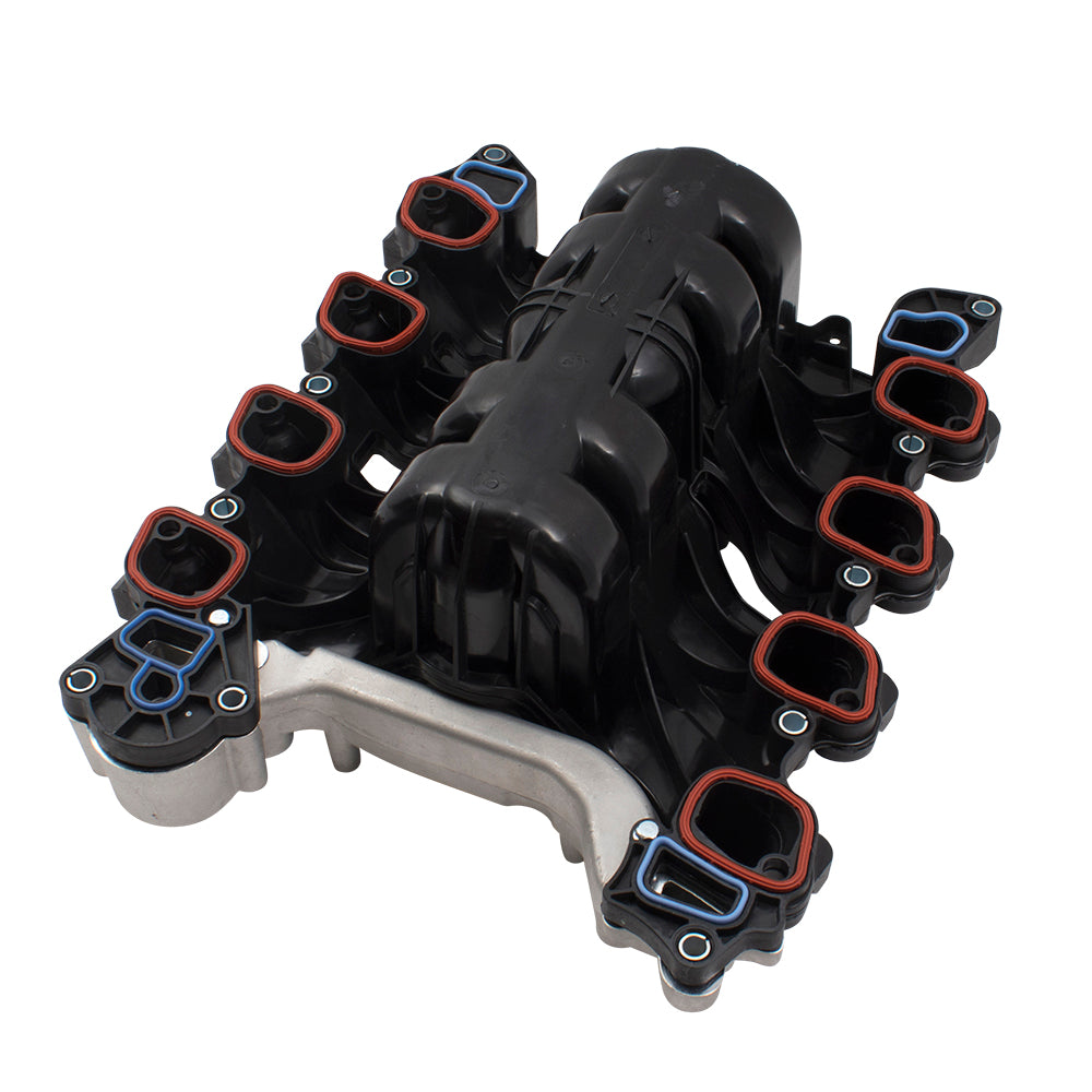 Brock Replacement Upgraded Design Upper Intake Manifold w/Thermostat Gaskets & Hardware Kit Compatible with 02-05 Explorer Mountaineer 4.6L 2L2Z9424A 2L2Z9424AB