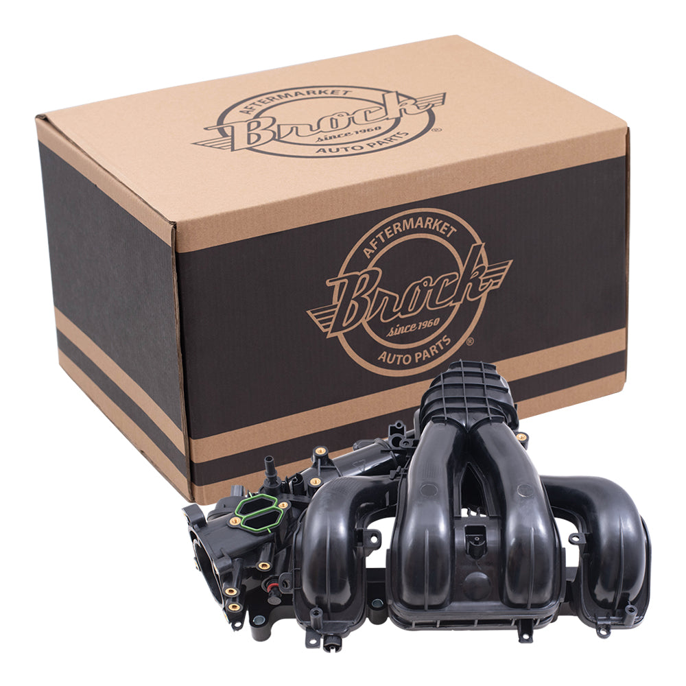 Brock Replacement Intake Manifold with Gaskets Compatible with 2005-2007 Focus with 2.0L engines ONLY