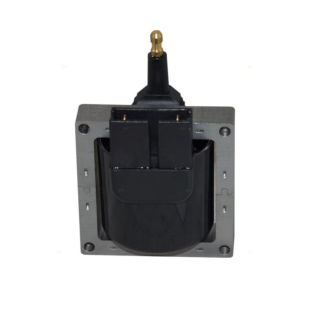 Brock Replacement Square Ignition Spark Plug Coil Compatible with 1984-1997 F100 F150 F250 F350 Pickup Truck