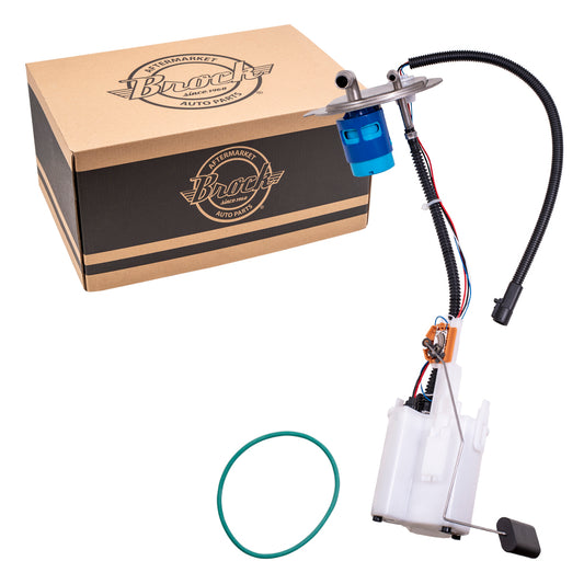 Brock Aftermarket Replacement Fuel Pump Module Assembly Compatible With 2008-2010 Ford F-250 Super Duty 5.4L/6.2L With 82 Inch Bed