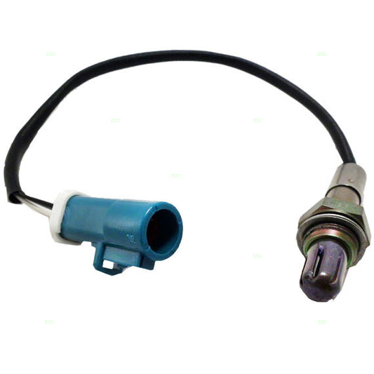 Brock Replacement Oxygen Sensor with Round Female Connector 4 PIN 15.4" Compatible with 96-07 Van Pickup Truck 5W6Z9G444BA