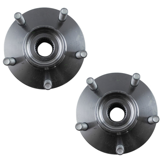 Brock Replacement Pair Set Front Wheel Hub & Bearing Repair Kits Compatible with 00-01 I30 02-04 I35 02-06 Altima 00-08 Maxima 40210-3Z000 HA590600K