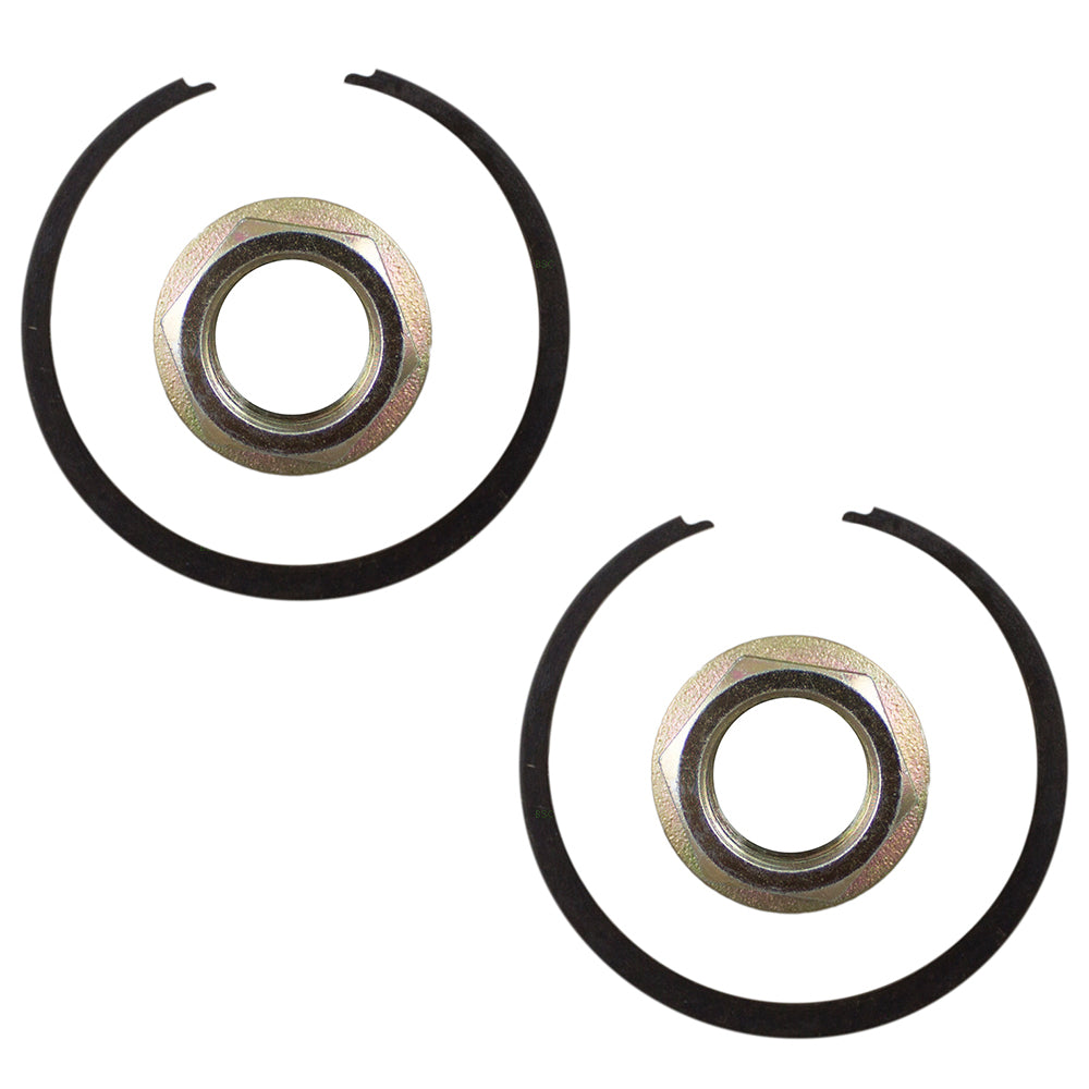 Brock Replacement Pair Set Front Wheel Hub & Bearing Repair Kits Compatible with 00-01 I30 02-04 I35 02-06 Altima 00-08 Maxima 40210-3Z000 HA590600K