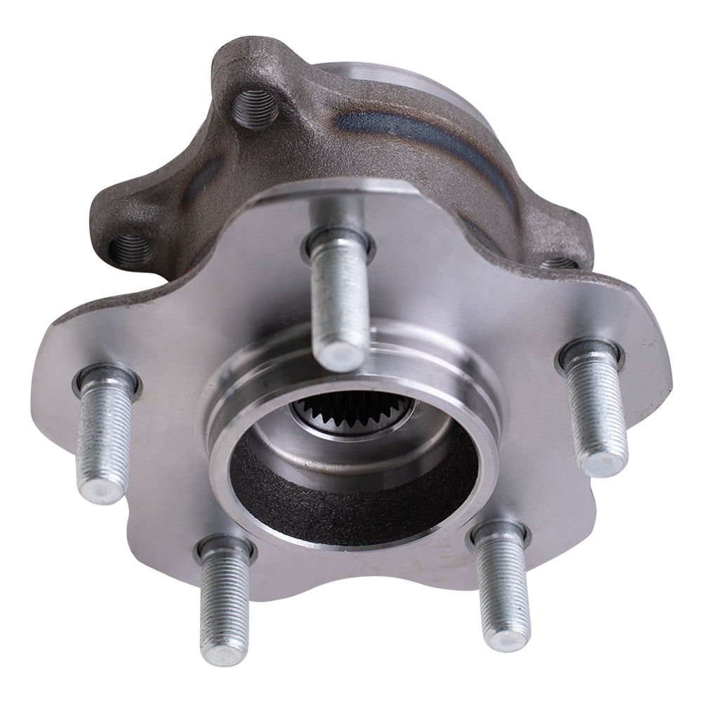 Brock Replacement Set Rear Hubs with Wheel Bearings Compatible with 2008-2013 Rogue 2014-2015 Rogue Select All-Wheel Drive