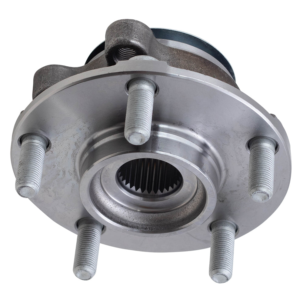 Brock Replacement Pair Front Hubs & Bearings Compatible with 2008-2013 Rogue