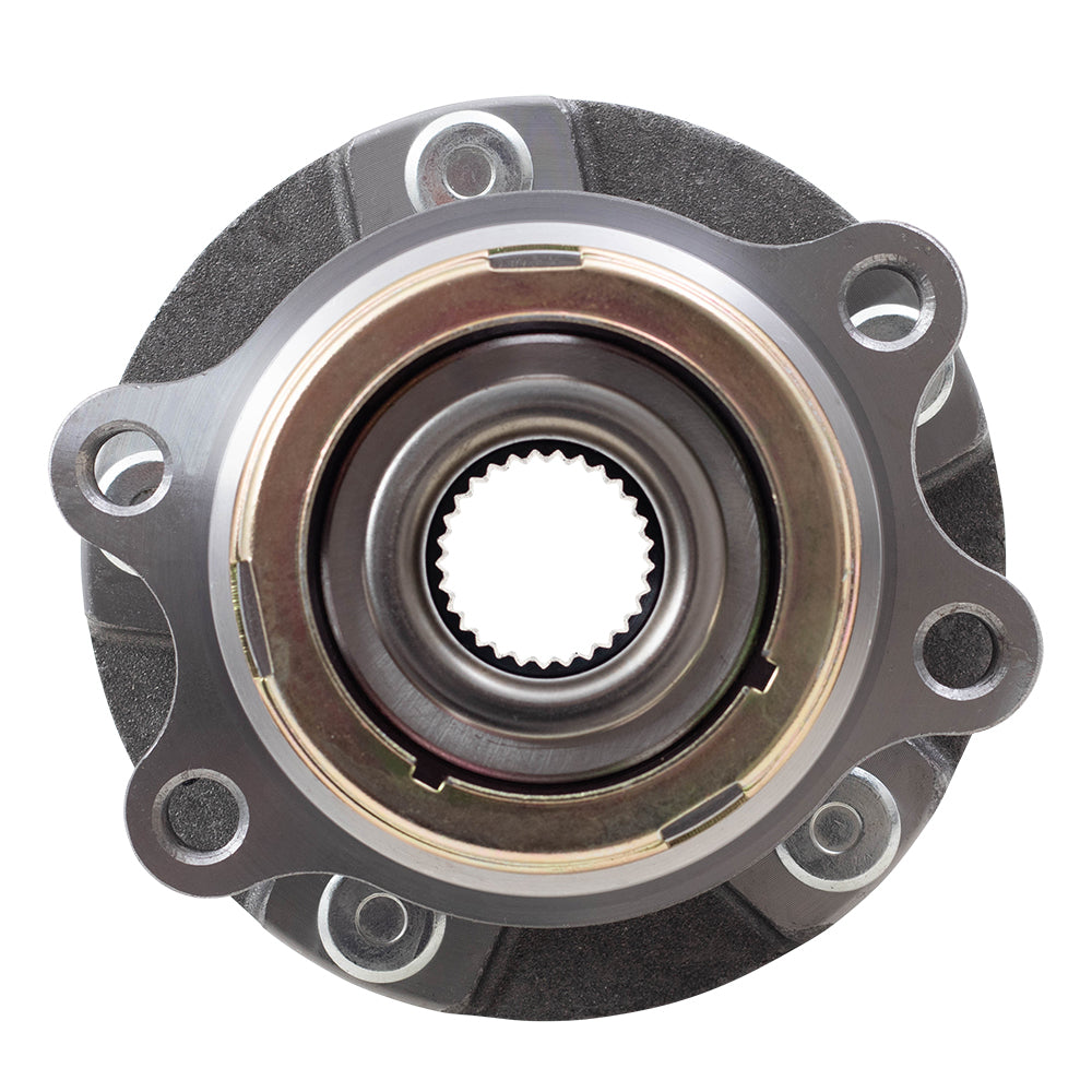 Brock Replacement Pair Front Hubs & Bearings Compatible with 2003 2004 2005 2006 2007 Murano