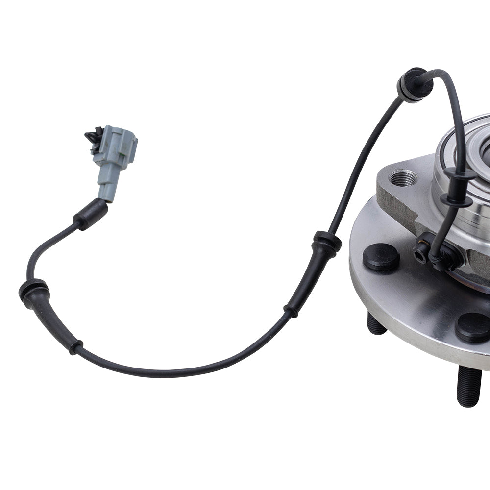 Brock Replacement Pair Front Hubs & Bearings Compatible with 2008-2012 Armada