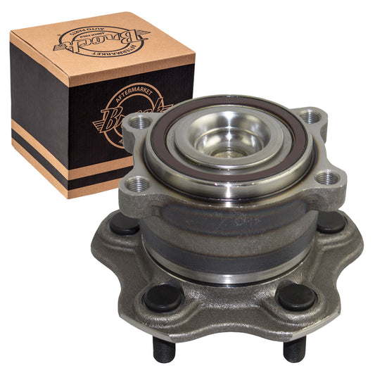 Brock Replacement Rear Wheel Hub Bearing Assembly Compatible with 13 JX35 14-17 QX60 07-16 Altima 09-14 16-17 Maxima 15-17 Murano 13-17 Pathfinder 43202-3JA0A