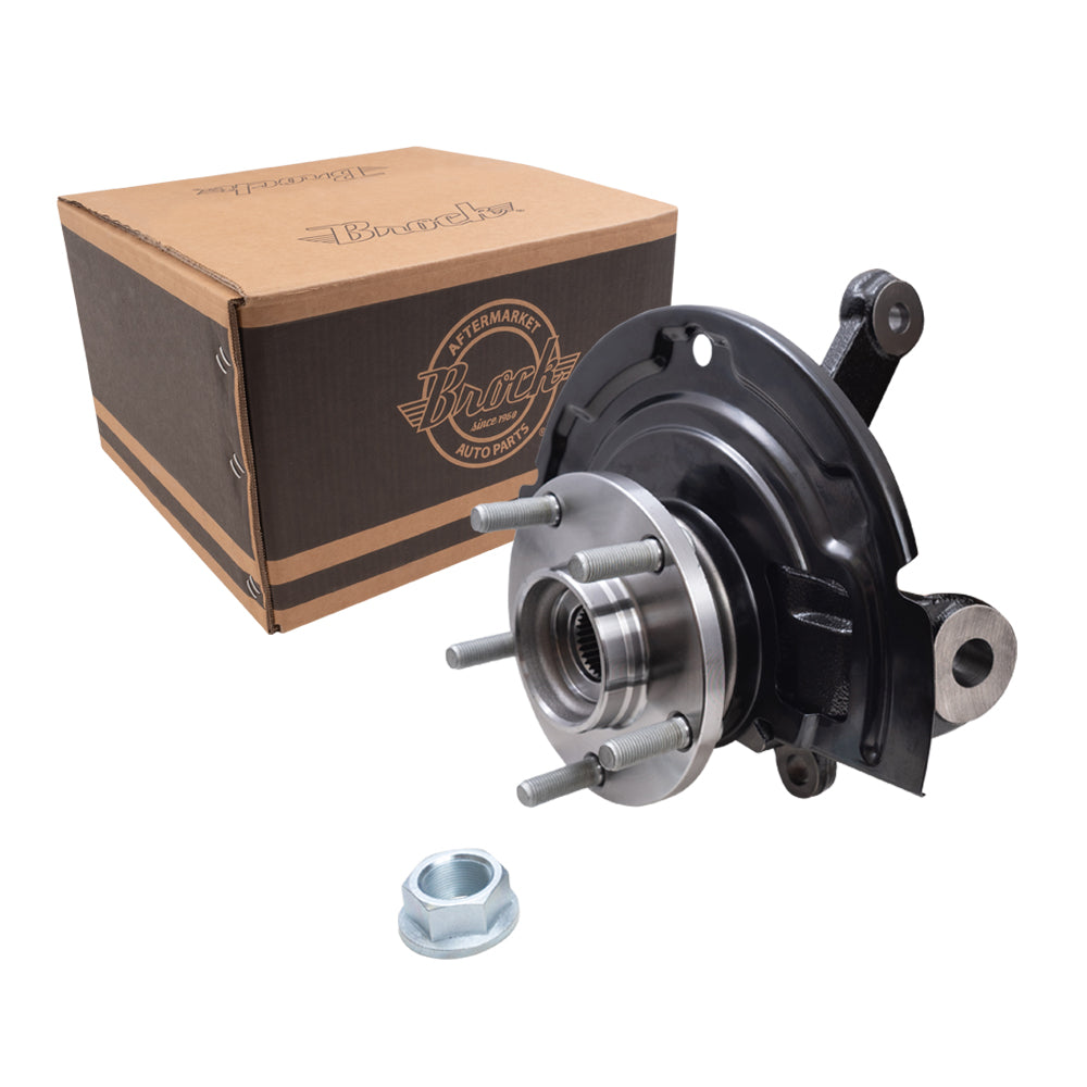 Brock Aftermarket Replacement Front Driver Left Loaded Steering Knuckl ...