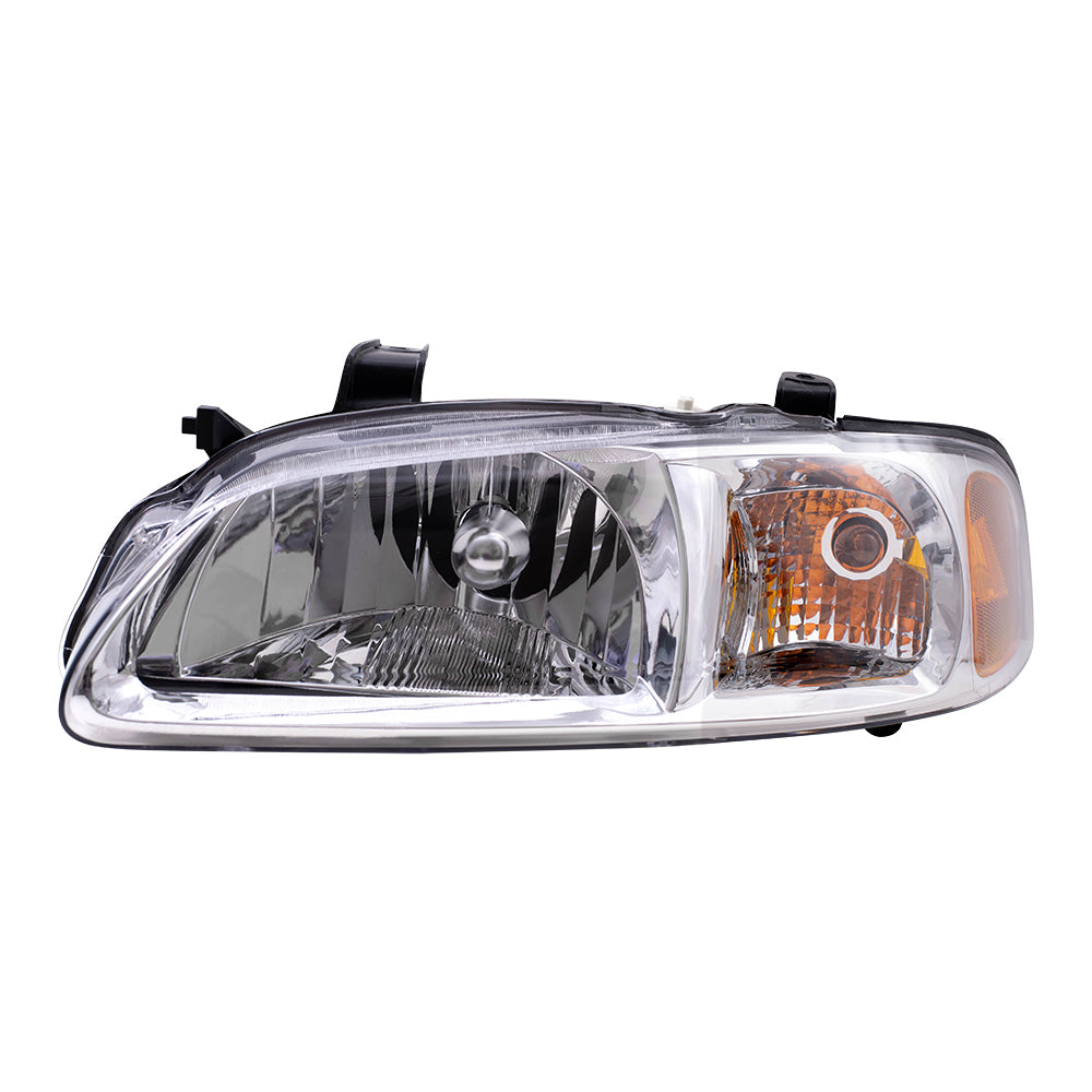 Brock Replacement Drivers Headlight Headlamp Compatible with 00-01 Sentra 26060-5M026