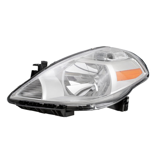 Drivers Halogen Headlamp Assembly for 07-11 Nissan Versa Sedan & 07-12 Hatchback