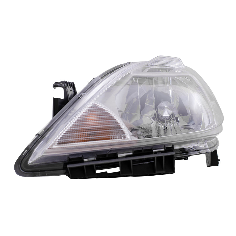 Drivers Halogen Headlamp Assembly for 07-11 Nissan Versa Sedan & 07-12 Hatchback