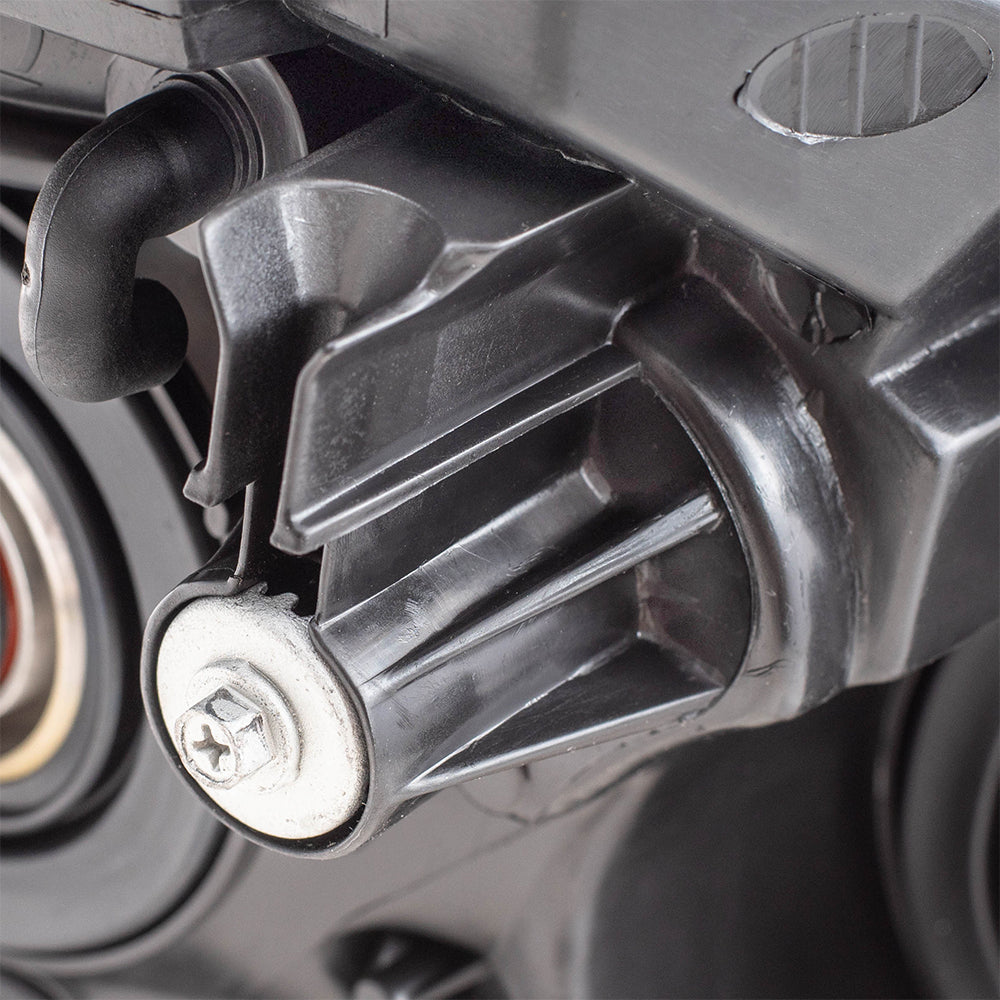 Brock Replacement Drivers Halogen Combination Headlight Headlamp Chrome Bezel Compatible with 08-10 Rogue 26060-JM00A