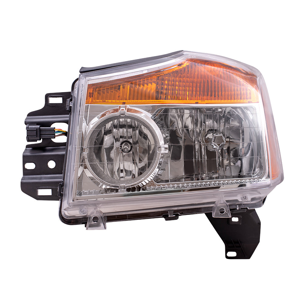 Drivers Headlight Headlamp Assembly for 08-15 Nissan Titan Truck 260609FF0A