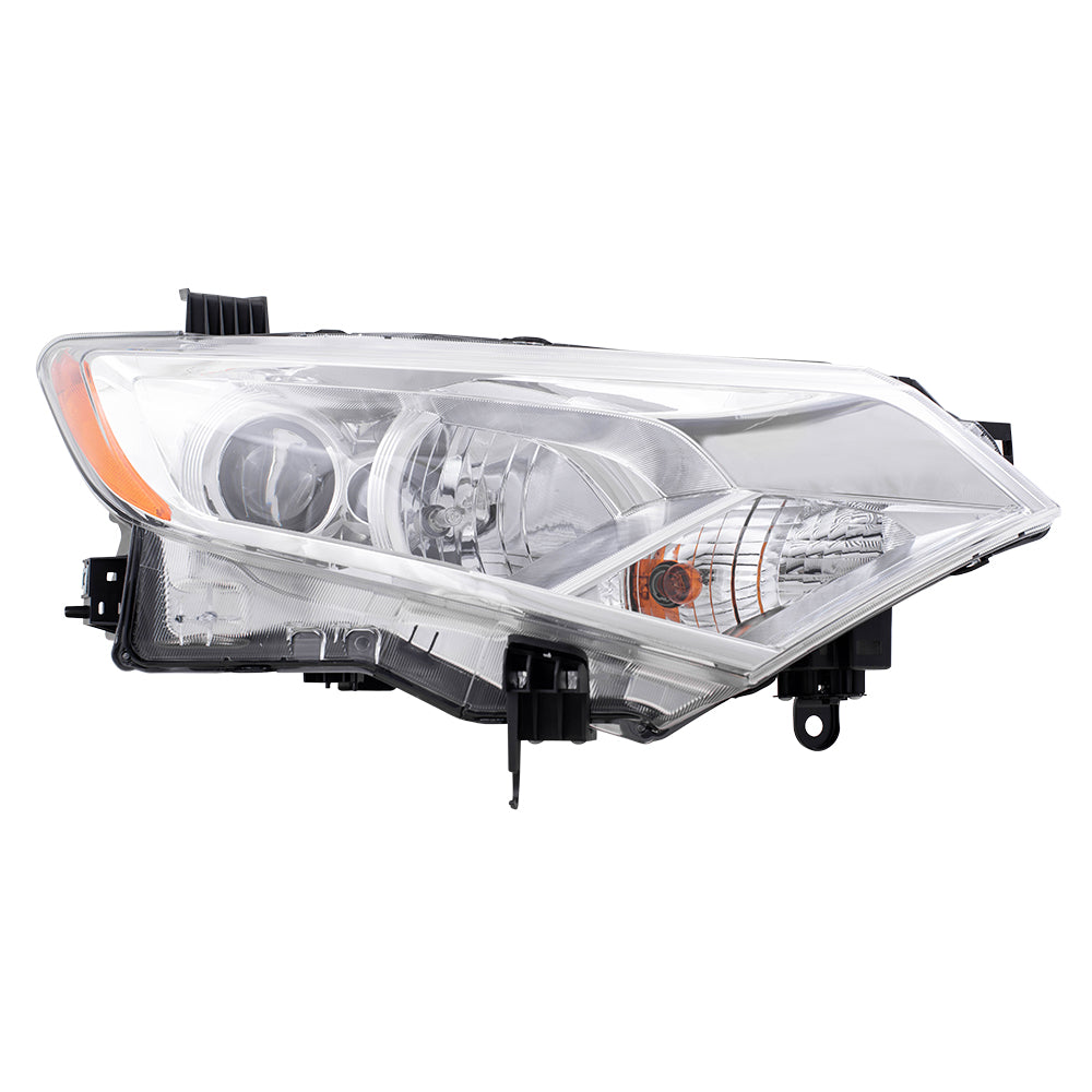 Brock Replacement Set Driver and Passenger Halogen Headlights Compatible with 2012-2017 Quest