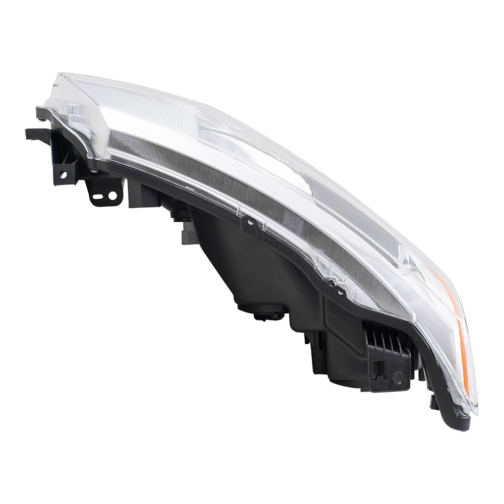 Brock Replacement Set Driver and Passenger Halogen Headlights Compatible with 2012-2017 Quest