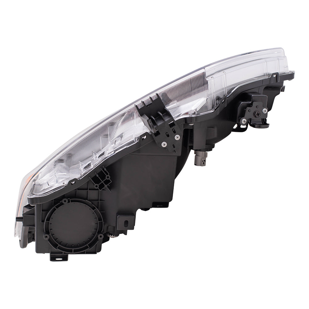Brock Replacement Set Driver and Passenger Halogen Headlights Compatible with 2012-2017 Quest