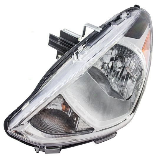 Brock Replacement Drivers Combination Headlamp Headlight Assembly Compatible with 2015-2019 Versa Sedan 26060-9KK0A